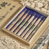 Set - Japanische handgefertigte Schnitzbeitel AZUMA TOUKICHIRO mit HSS-Klinge - 7 Stück 1