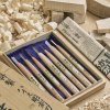 Set - Japanische handgefertigte Schnitzbeitel AZUMA TOUKICHIRO mit HSS-Klinge - 7 Stück 3