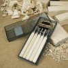 Set - Mini-Schnitzbeitel MARUICHI R-5 mit Holzgriff - 5 Stück 3
