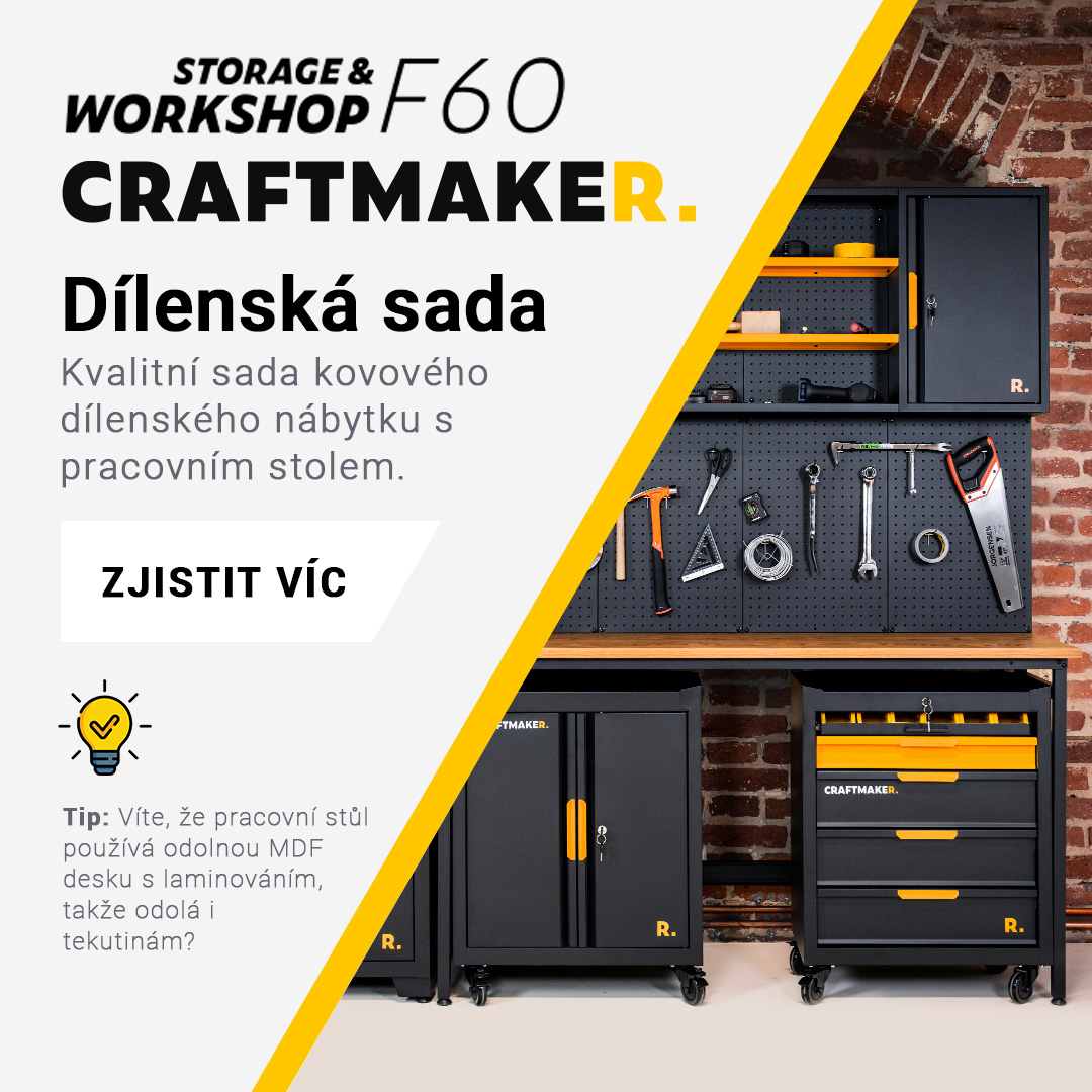 Sada dílenského nábytku CRAFTMAKER Storage & Workshop F60