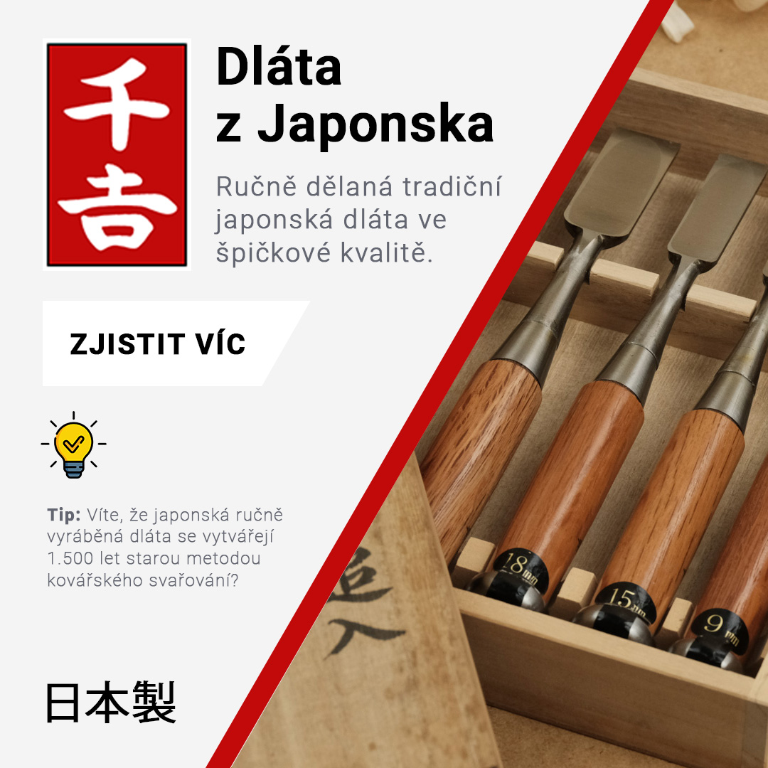 Japonská dláta Nomi