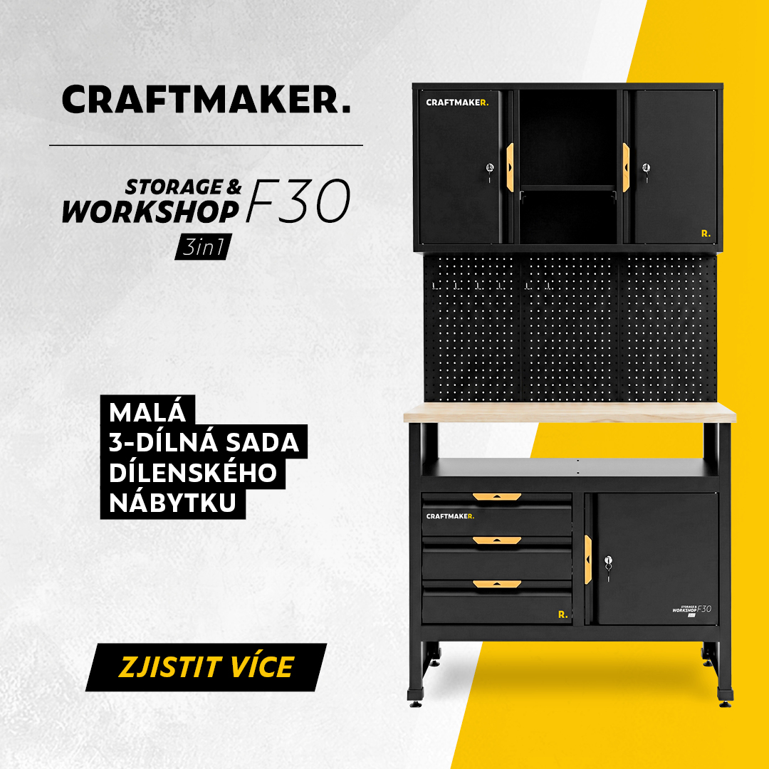 Sada dílenského nábytku CRAFTMAKER Storage & Workshop F30