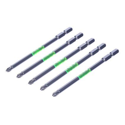 Sada japonských šroubovacích bitů s magnetickým hrotem PH2 SK11 - 5 ks - 120 mm