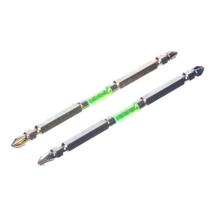Sada japonských oboustranných bitů ve zlaté barvě PH2 SK11 - 2 ks - HRC62 - 130 mm