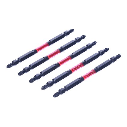 Sada japonských oboustranných šroubovacích bitů PH2 SK11 - 5 ks - HRC62 - 110 mm