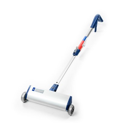 Pojízdný magnetický sběrač hřebíků a špon SHINWA