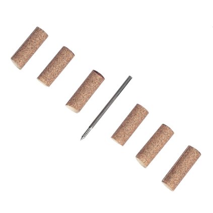 Sada japonských válečkových brusných papírů s válcovou stopkou 2,35 mm SK11 - zrnitost #120 - SRB-611