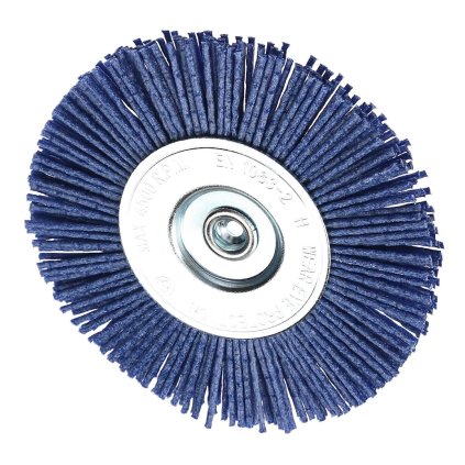 Nylonový abrazivní drátěný kartáč s šestihrannou stopkou SK11 - 100 mm - zrnitost #150