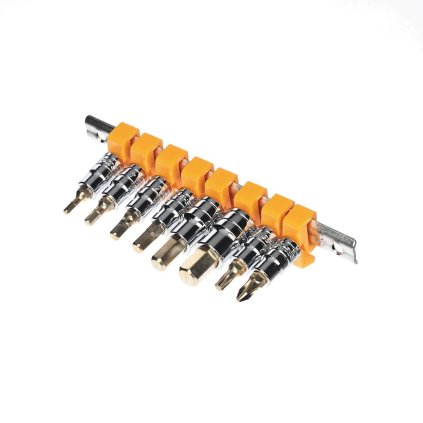 Sada zástrčných hlavic s bitem SK11 s upínáním 6,35 mm - 8 kusů - SHS208BH