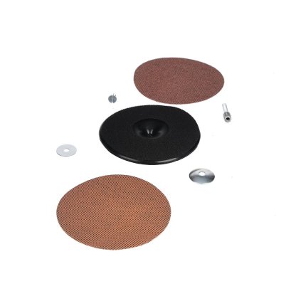 Podložný talíř s brusnými papíry v sadě SK11 - zrnitost#60 a 120 - 125 mm