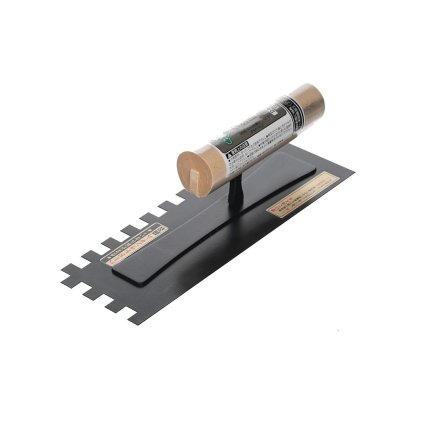 Japonská zubatá stěrka s fluorovým povlakem a 10 mm zuby MIDORI KANECHO - 240 mm
