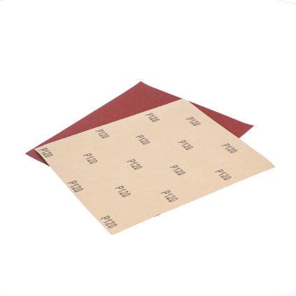 Sada brusných papírů WORKRPO - zrnitost #120 - 280×230 mm - WP259003