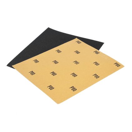 Sada brusných papírů WORKRPO - zrnitost #80 - 280×230 mm - WP259010