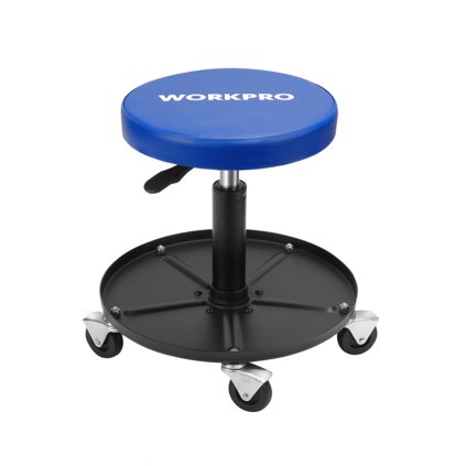 Dílenská pojízdná stolička WORKPRO - výškově nastavitelná