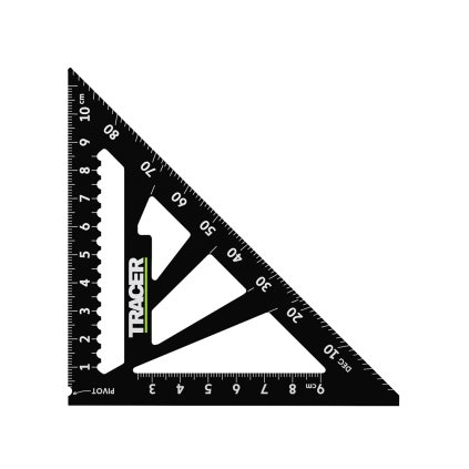 Tesařský úhelník TRACER 110 mm Speed Square - ASQ4