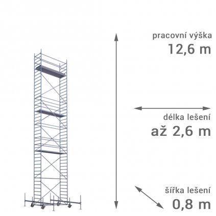 pojizdne leseni rux mobilo 800 vyska 126 1