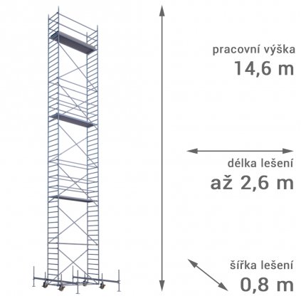 pojizdne leseni rux mobilo 800 vyska 146 1