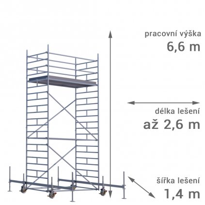 pojizdne leseni rux mobilo 1400 vyska 66 1