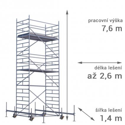 pojizdne leseni rux mobilo 1400 vyska 76 1