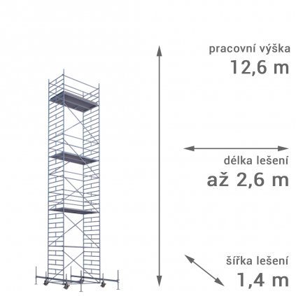 pojizdne leseni rux mobilo 1400 vyska 126 1