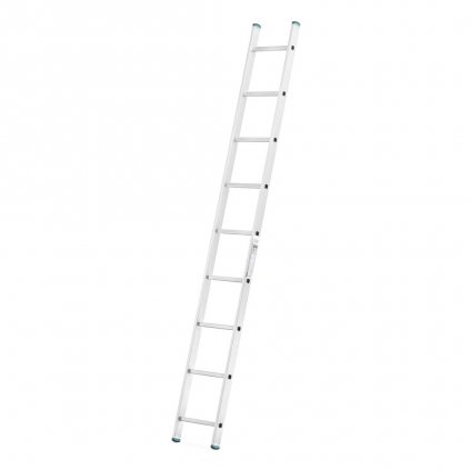 Hliníkový jednodílný žebřík výška 2,56 m 1