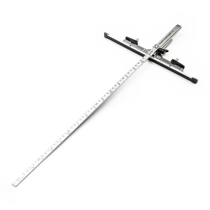 Ocelové vodítko SHINWA pro okružní pilu - 45 cm