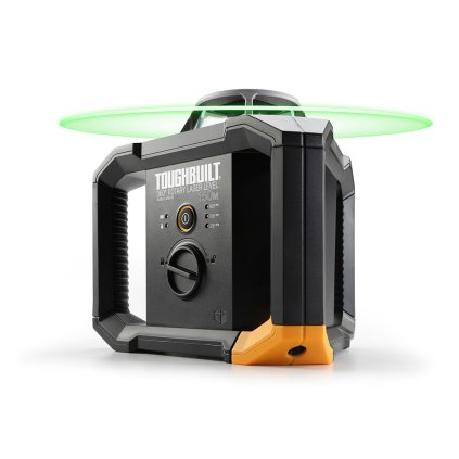 Rotační laser 360° TOUGHBUILT - sada s příslušenstvím - TB-H2S4-LL-M150-R1