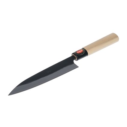 Japonský černý kovaný nůž na sashimi Yanagiba KYUSAKICHI - 170 mm