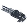 Sada chromovaných imbusových klíčů s bondhus koncem SK11 - 9 ks - 170 mm