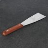 Japonská nerezová špachtle s dřevěnou rukojetí SK11 - 60 mm