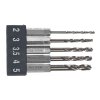 5 dílná sada krátkých univerzálních vrtáků HSS E-VALUE - ESSD-5HEX
