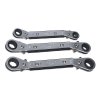 Sada oboustranných ráčnových klíčů se sklonem SK11 - 3 kusy - SMR-A3SET