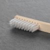 Silný nylonový drátěný kartáč s prohnutou bambusovou rukojetí z Japonska SK11- No.122