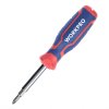 Magnetický šroubovák 6 v 1 s vyměnitelným hrotem WORKPRO - 6,35 mm - WP221046