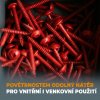 Samořezné šrouby BORA se čtyřhrannou hlavou - sada 800 ks - BR-A180403