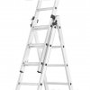 Třídílný hliníkový žebřík 3x11 výška 7,2 m 5
