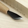 Japonské řezbářské dláto SEIGEN Yasuki se zaoblenou šikmou čepelí - 12 mm