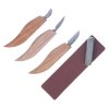 Sada řezbářských nožů s příslušenstvím BEAVERCRAFT - 3 kusy