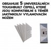 Univerzální vysouvací nůž a škrabka TOUGHBUILT TB H4S5 01 9