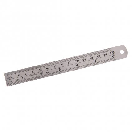 Edelstahl-Lineal - Länge 150 mm 1