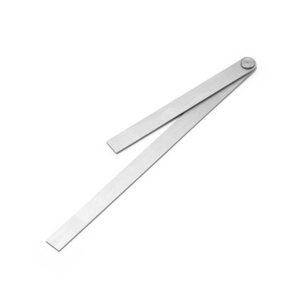 Verstellbarer SHINWA Edelstahl Zimmermannswinkel - ohne Skala - 250 mm - 1