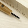 Japanischer Mini-Schnitzbeitel MIKISYO Power Grip mit U-Klinge - 3 mm 4