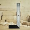 Japanischer Edelstahl-Tischlerwinkel SHINWA - 300 mm 4