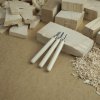 Set - Mini-Schnitzbeitel MARUICHI C-3 mit Holzgriff - 3 Stück 2