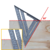 SWANSON Zimmermannswinkel Speed Square metrisch Aluminium 3