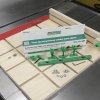 Verstellbare Schiene für MICROJIG ZEROPLAY 360 SLED Führungsschiene mit Schrauben für Schwalbenschwanzfräsen 2