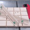 Verstellbare Schiene für MICROJIG ZEROPLAY 360 SLED Führungsschiene mit Schrauben für Schwalbenschwanzfräsen 3