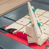 Verstellbare Schiene für MICROJIG ZEROPLAY 360 SLED Führungsschiene mit Schrauben für Schwalbenschwanzfräsen 8