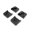 Schutz-Ersatzpolster für PONY JORGENSEN Klemmen für große Klemmen - Set aus 4 Stücken - 4