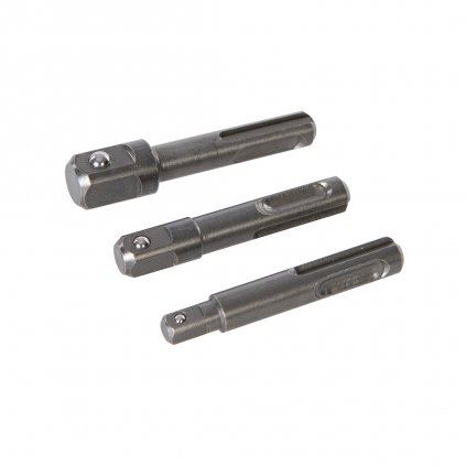 SDS Plus dugókulcs adapter készlet (1/4", 3/8" és 1/2")